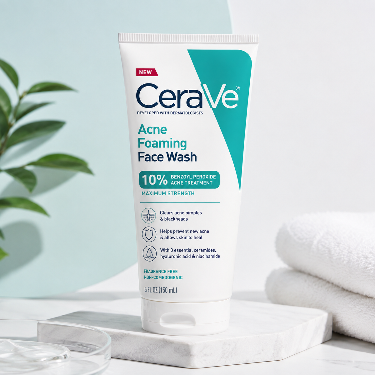 CeraVe Acne Foaming Face Wash