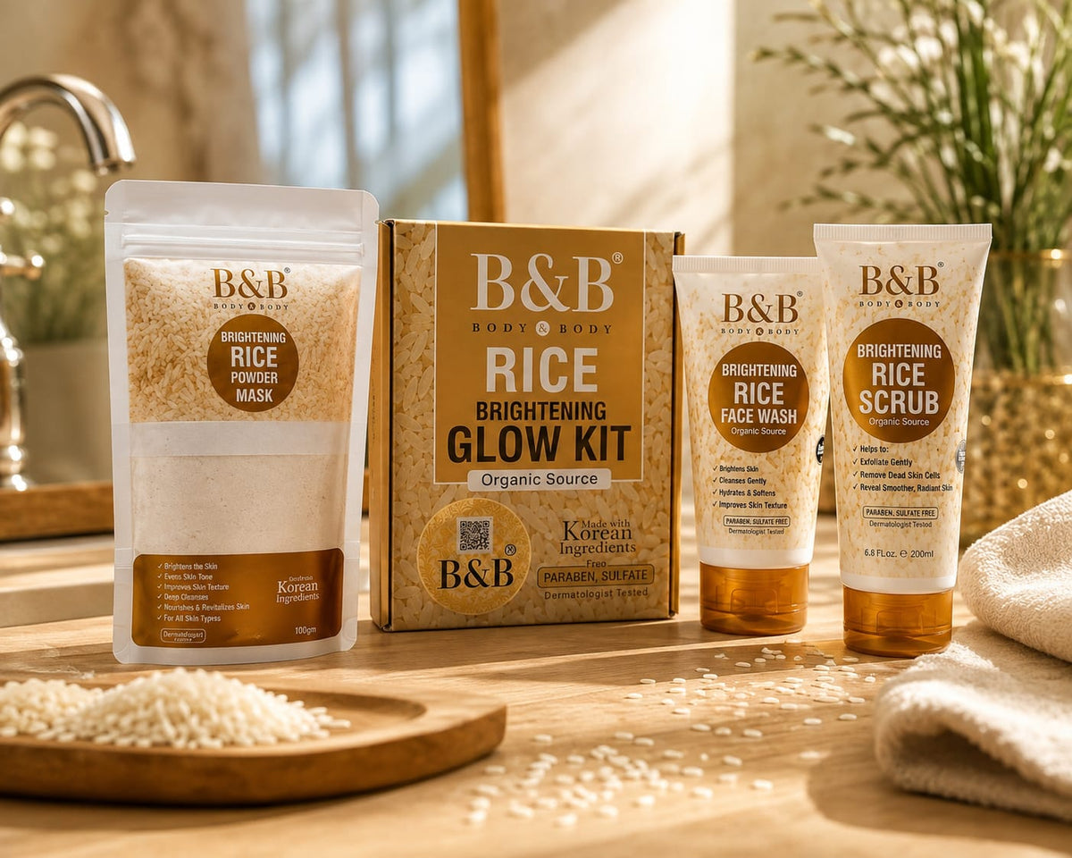 Rice Brightening Facial Kit