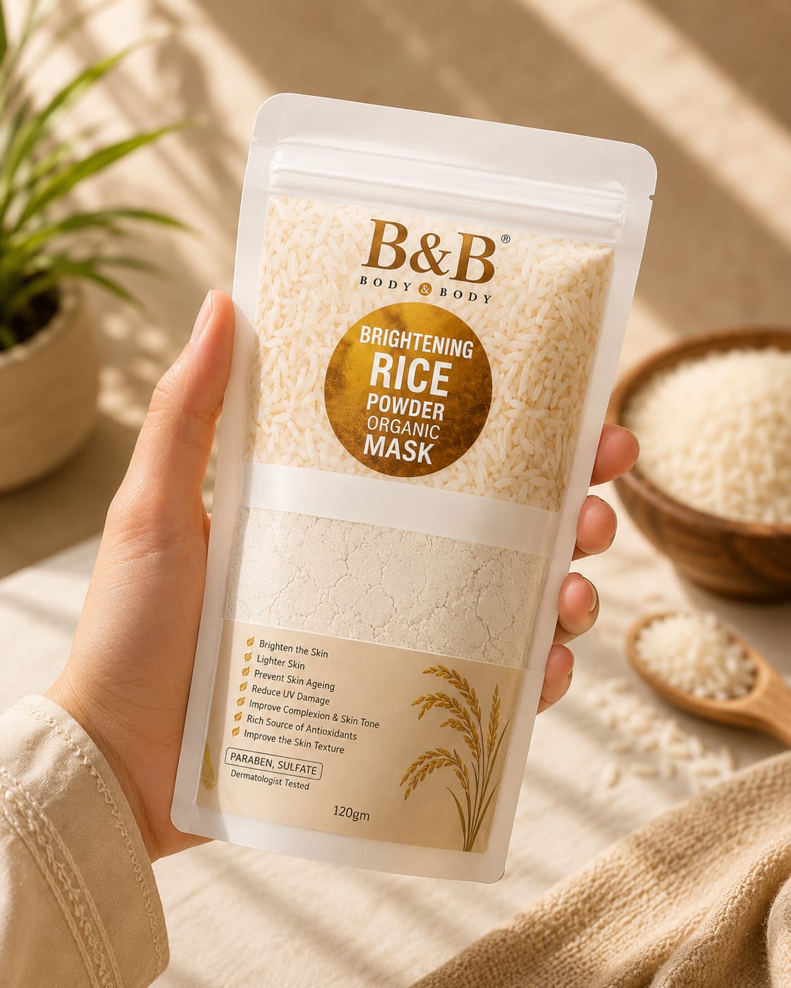 Rice Brightening Facial Kit